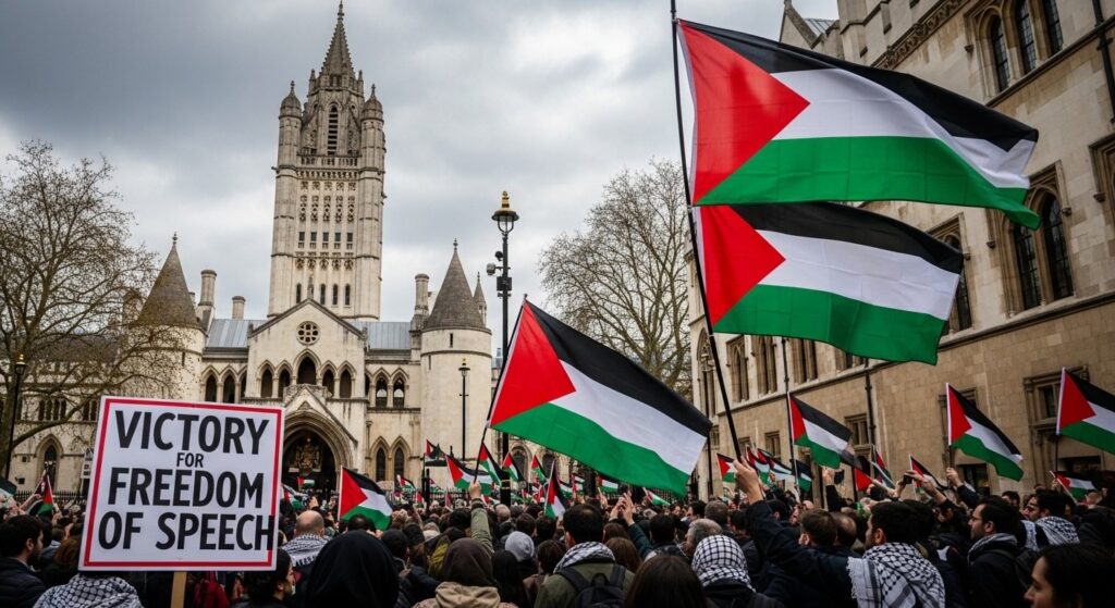 Victoire Judiciaire pour un Groupe Pro-Palestinien au Royaume-Uni