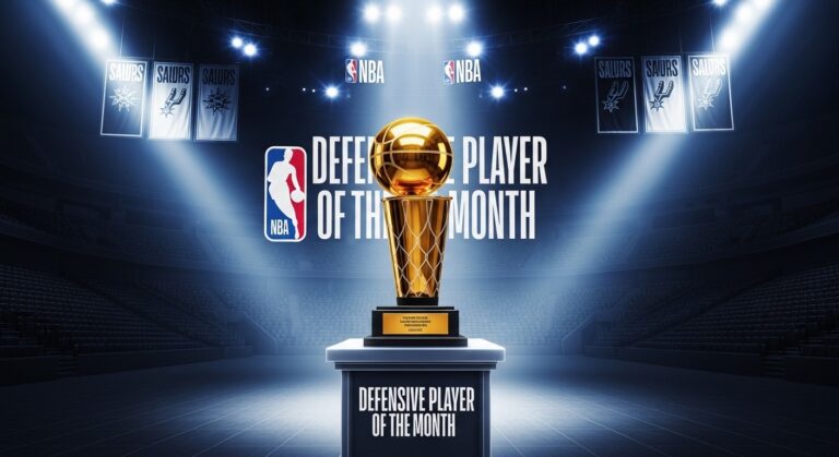 Victor Wembanyama Meilleur Défenseur Janvier 2026