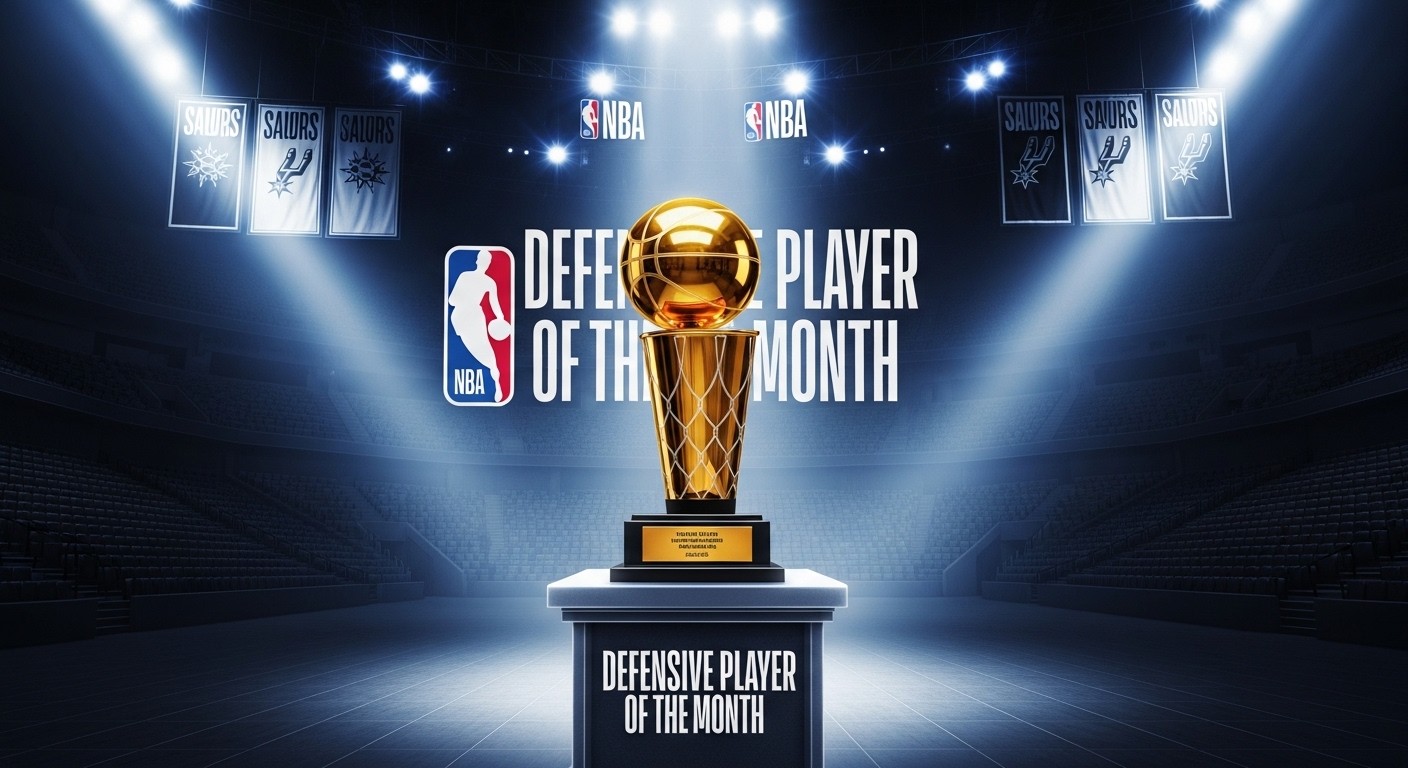 Victor Wembanyama élu meilleur défenseur de la conférence Ouest en janvier 2026 : stats impressionnantes, impact Spurs et ascension continue du phénomène français en NBA.