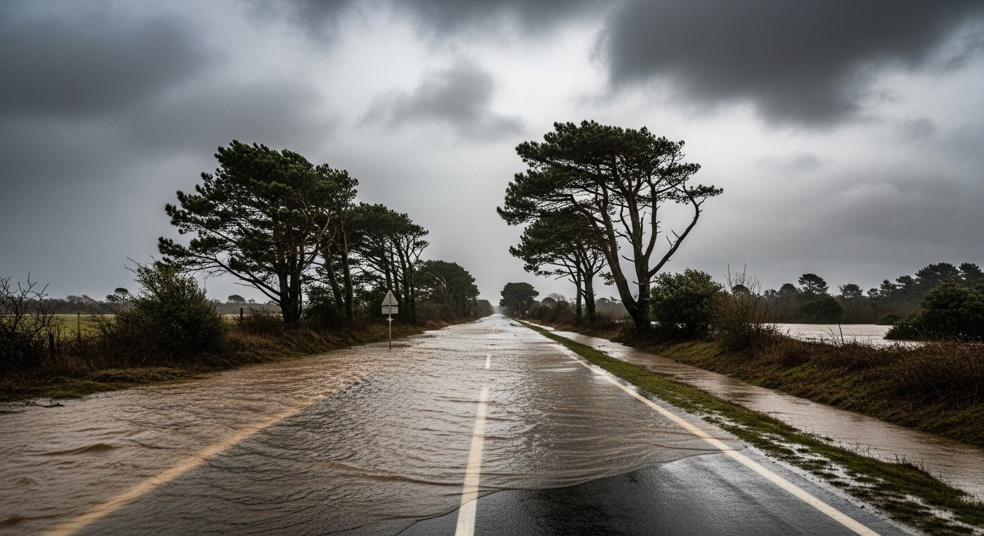 Le Sud-Ouest en alerte : vigilance orange pluie-inondation pour les Landes et Pyrénées-Atlantiques avec 40-70 mm de pluie attendus sur sols saturés. Détails, risques et conseils essentiels.
