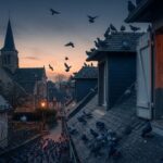 Village Normande Contre Pigeons : Tir au Fusil Divise