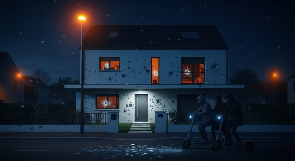 Villeurbanne : Une Mère Blessée par Balles chez Elle