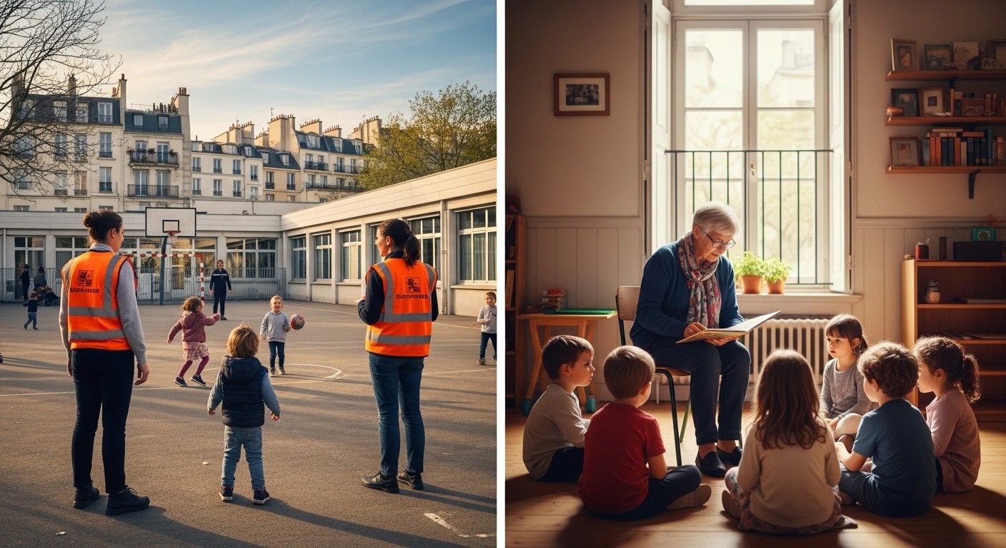Face à la hausse des signalements de violences dans le périscolaire parisien, deux candidates aux municipales 2026 proposent des solutions opposées : binômes obligatoires ou recrutement massif de grands-parents. Décryptage.