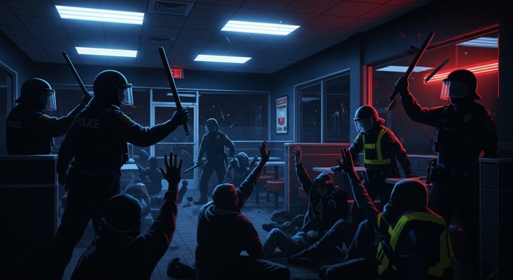 Violences Policières Burger King : Images Accablantes Gilets Jaunes