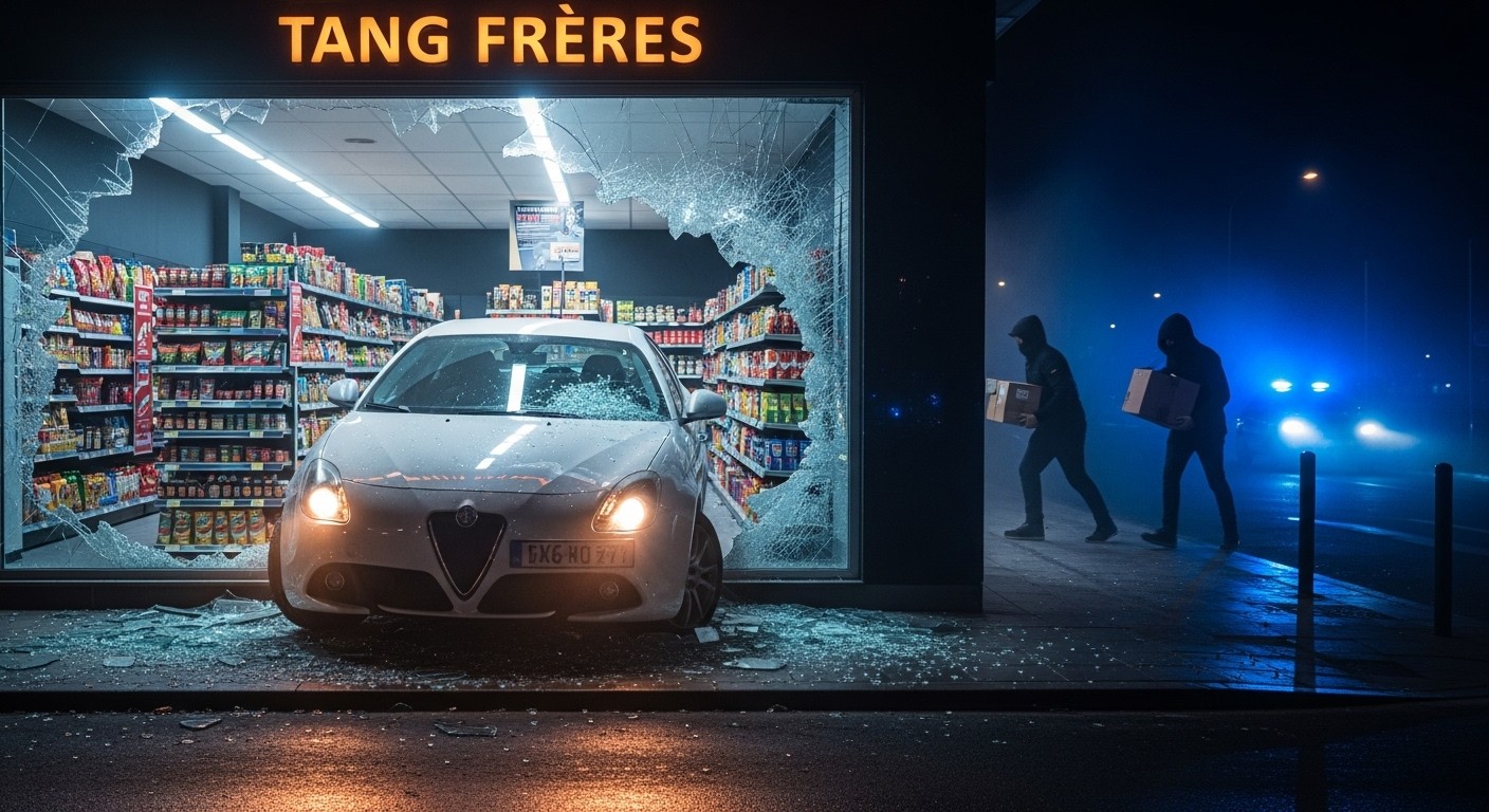 Dans la nuit du 29 au 30 janvier 2026, un supermarché Tang Frères de Bussy-Saint-Georges a été attaqué à la voiture-bélier par deux individus cagoulés. Découvrez les détails de ce cambriolage audacieux en Seine-et-Marne et ses implications.