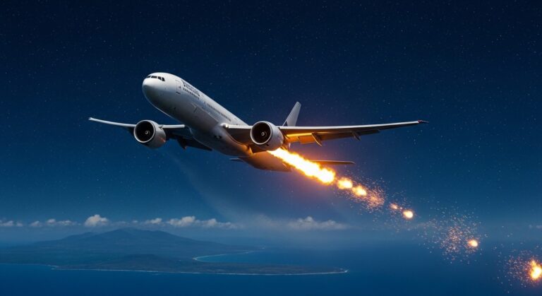 Vol Air France Martinique-Paris : Demi-Tour Après Flammes au Moteur