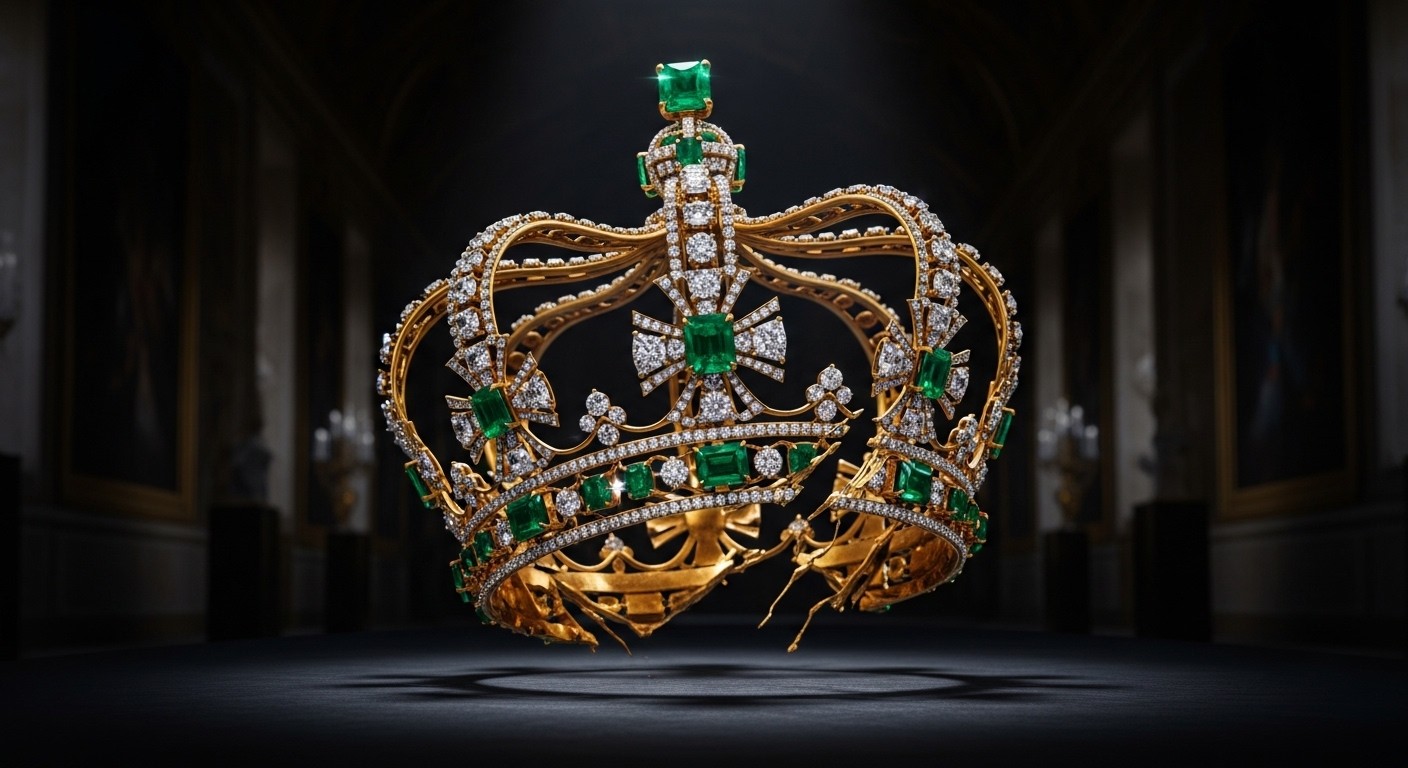 Découvrez comment la couronne de l'impératrice Eugénie, miraculée mais déformée lors du spectaculaire vol au Louvre, va retrouver sa splendeur originelle grâce à une restauration complète et experte.