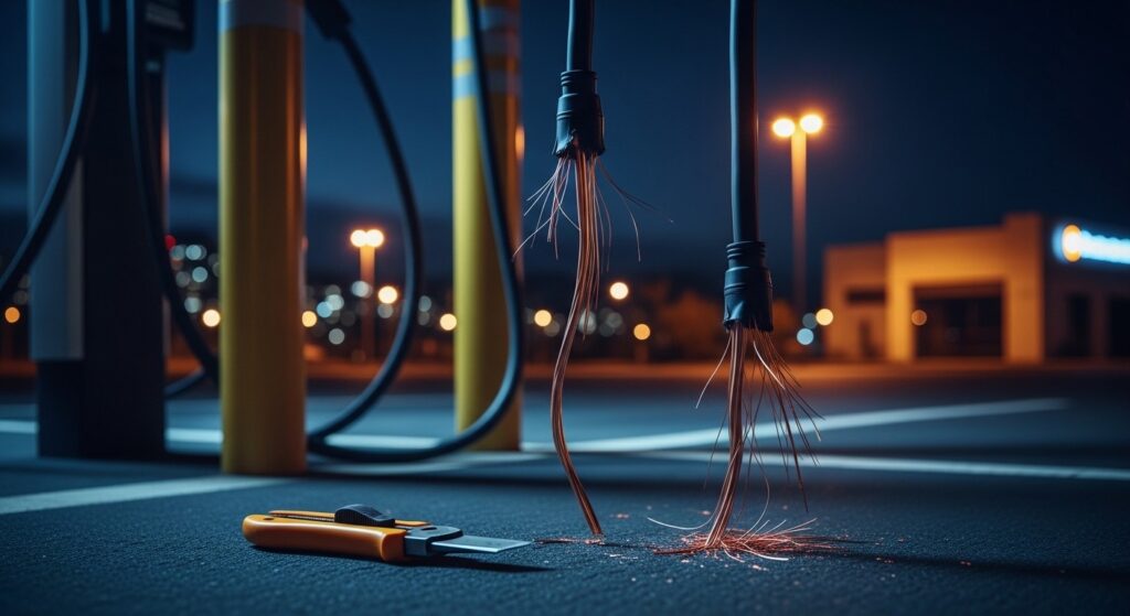 Vol de Cuivre sur Bornes Électriques : Suspect Arrêté Après des Mois de Dégâts