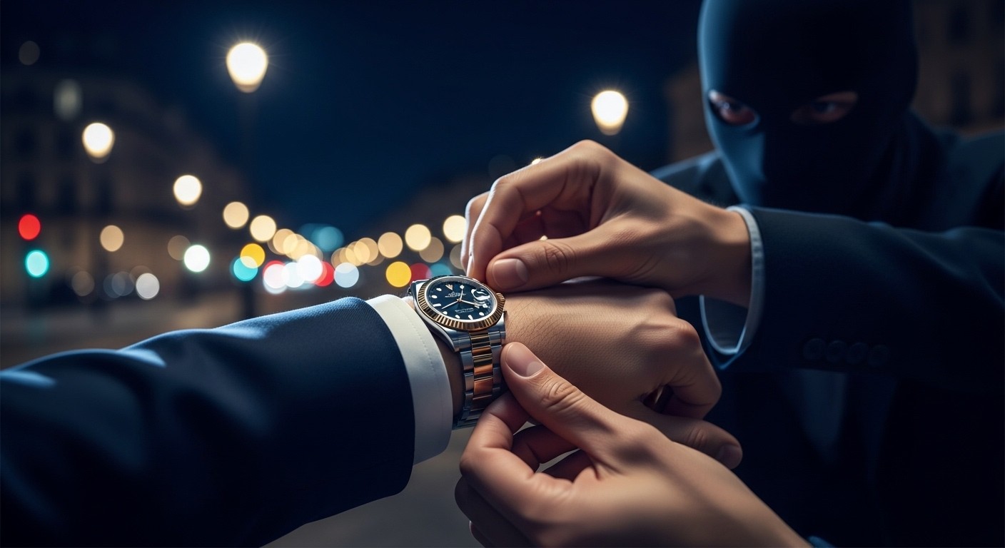 Découvrez comment un touriste saoudien s'est fait voler sa Rolex Datejust à 10 000 euros dans le VIIIe arrondissement. Un spécialiste récidiviste arrêté, mais le fléau persiste.