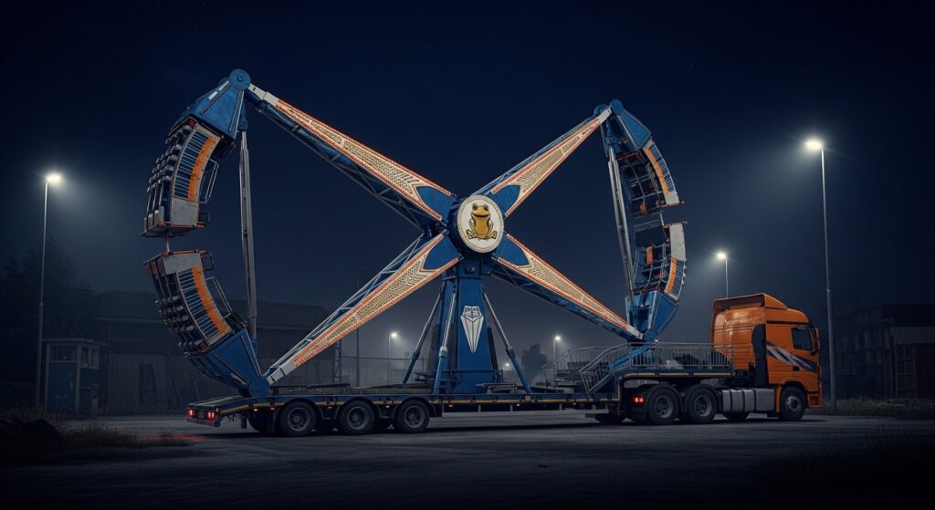 Vol Manège 43 Tonnes Grenouille Folle Retrouvé Perpignan