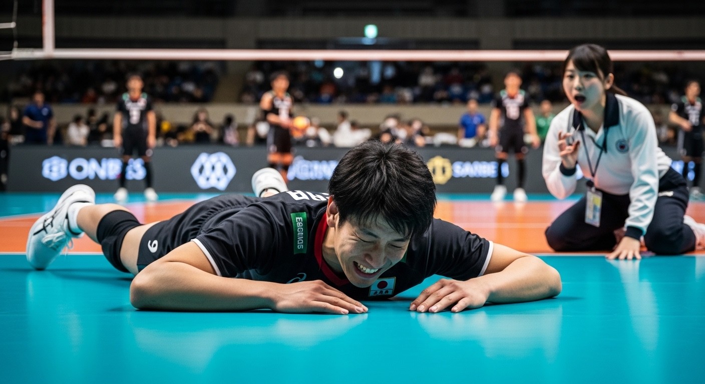 Découvrez comment une star du volley japonais a transformé un accident en moment viral avec une excuse spectaculaire : glissade et dogeza émouvant. Un geste qui touche des millions !