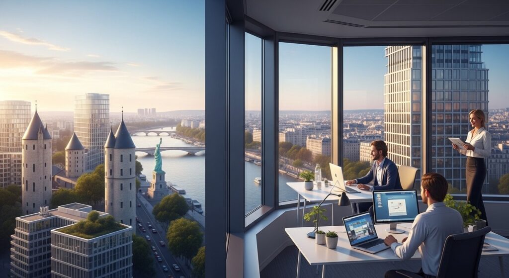 Vue sur Seine : L&rsquo;Attrait Irrésistible des Bureaux Parisiens