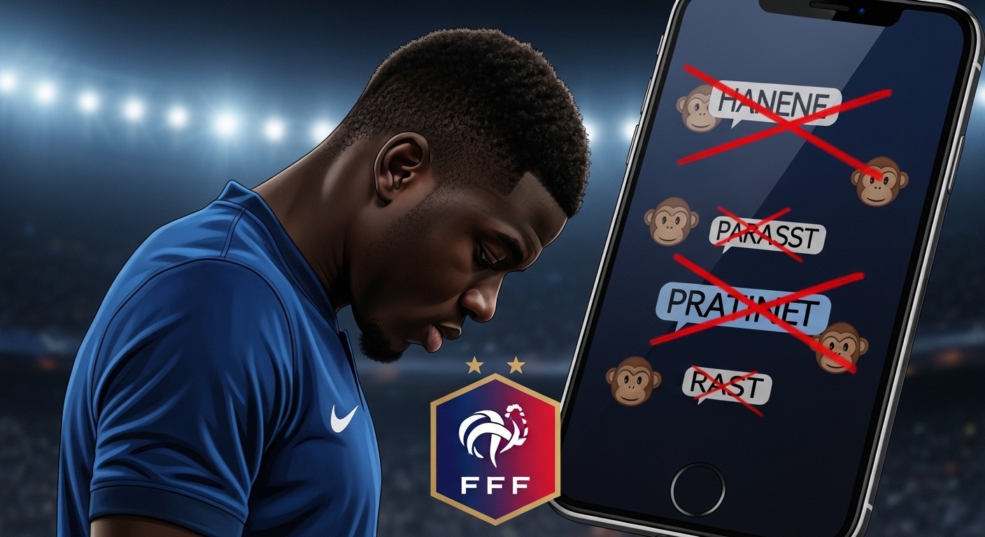 En 2026, Wesley Fofana cible d'insultes racistes après un match : singe stupide, zoo... La FFF condamne et soutient le joueur. Le racisme n'est pas une opinion.
