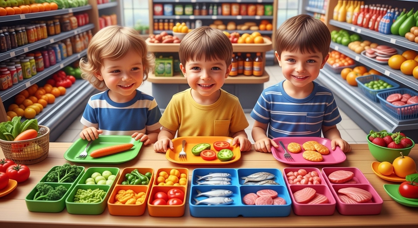 Dans les Yvelines, Auchan lance une initiative ludique anti-obésité infantile : les enfants composent leur assiette colorée. Découvrez comment cette expérience change les habitudes alimentaires !