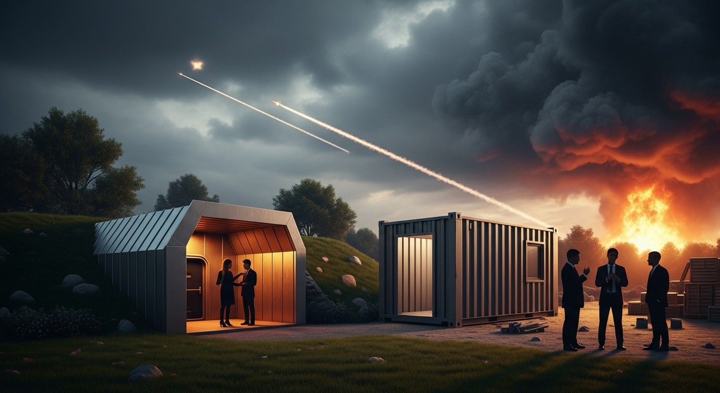 Depuis le déclenchement de la guerre en Iran, la demande d'abris antiaériens explose au Moyen-Orient et aux États-Unis. Des bunkers à 25 000 $ aux luxueux millions, découvrez pourquoi célébrités et anonymes se ruent dessus.