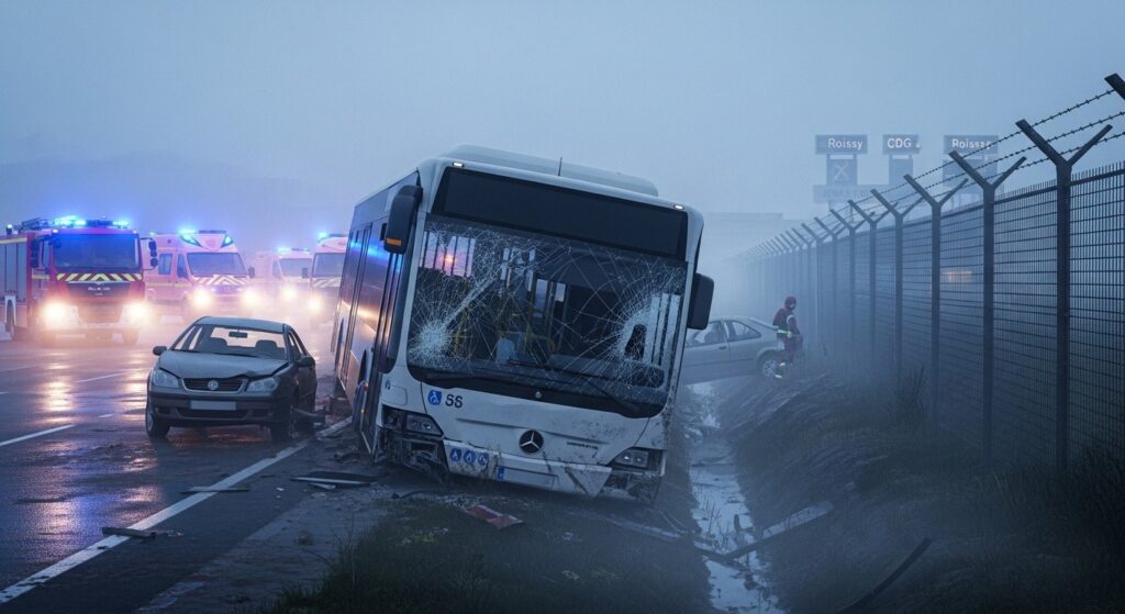 Accident Bus Roissy CDG : Dix Blessés Légers