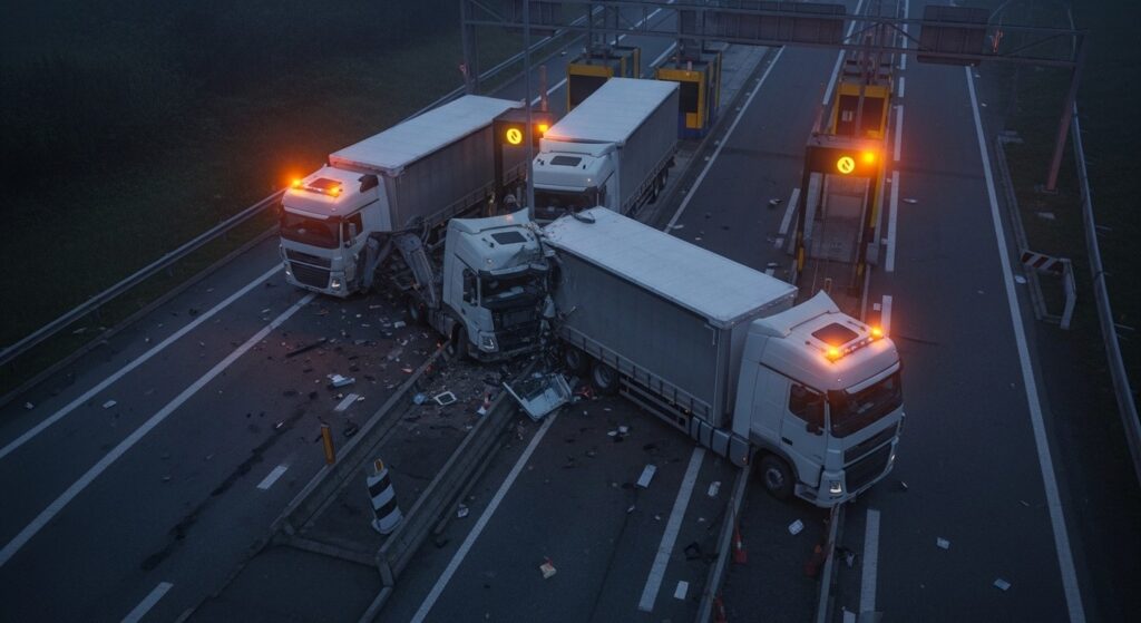 Accident Grave sur A1 à Chamant : Chauffeur Blessé