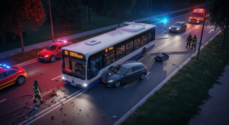 Accident Mantes-la-Ville : Face-à-Face Bus Voiture, Dix Blessés