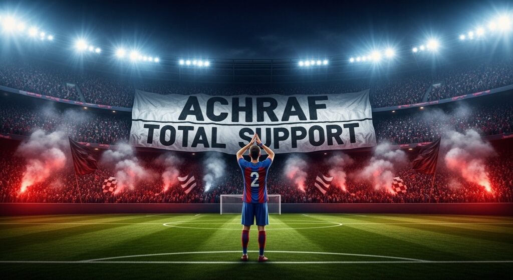 Achraf Hakimi Remercie les Supporters PSG Après Banderole Soutien