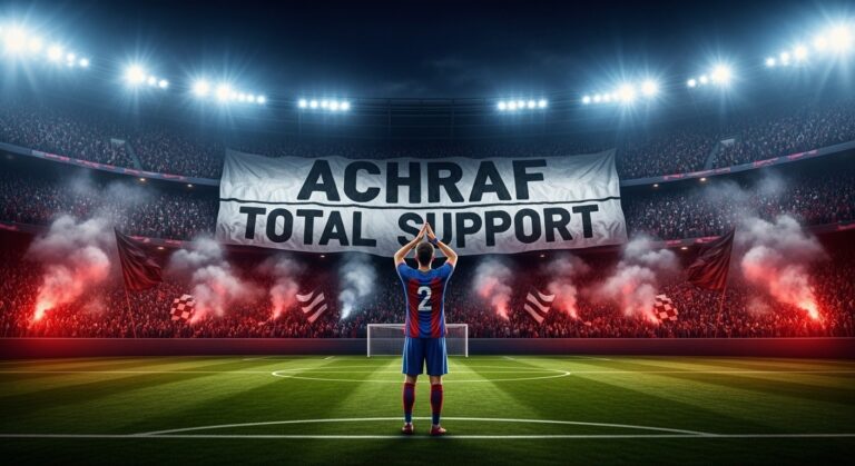 Achraf Hakimi Remercie les Supporters PSG Après Banderole Soutien