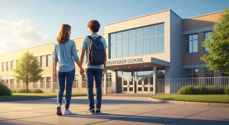 Adolescent de 13 Ans Arrêté au Collège avec un Couteau