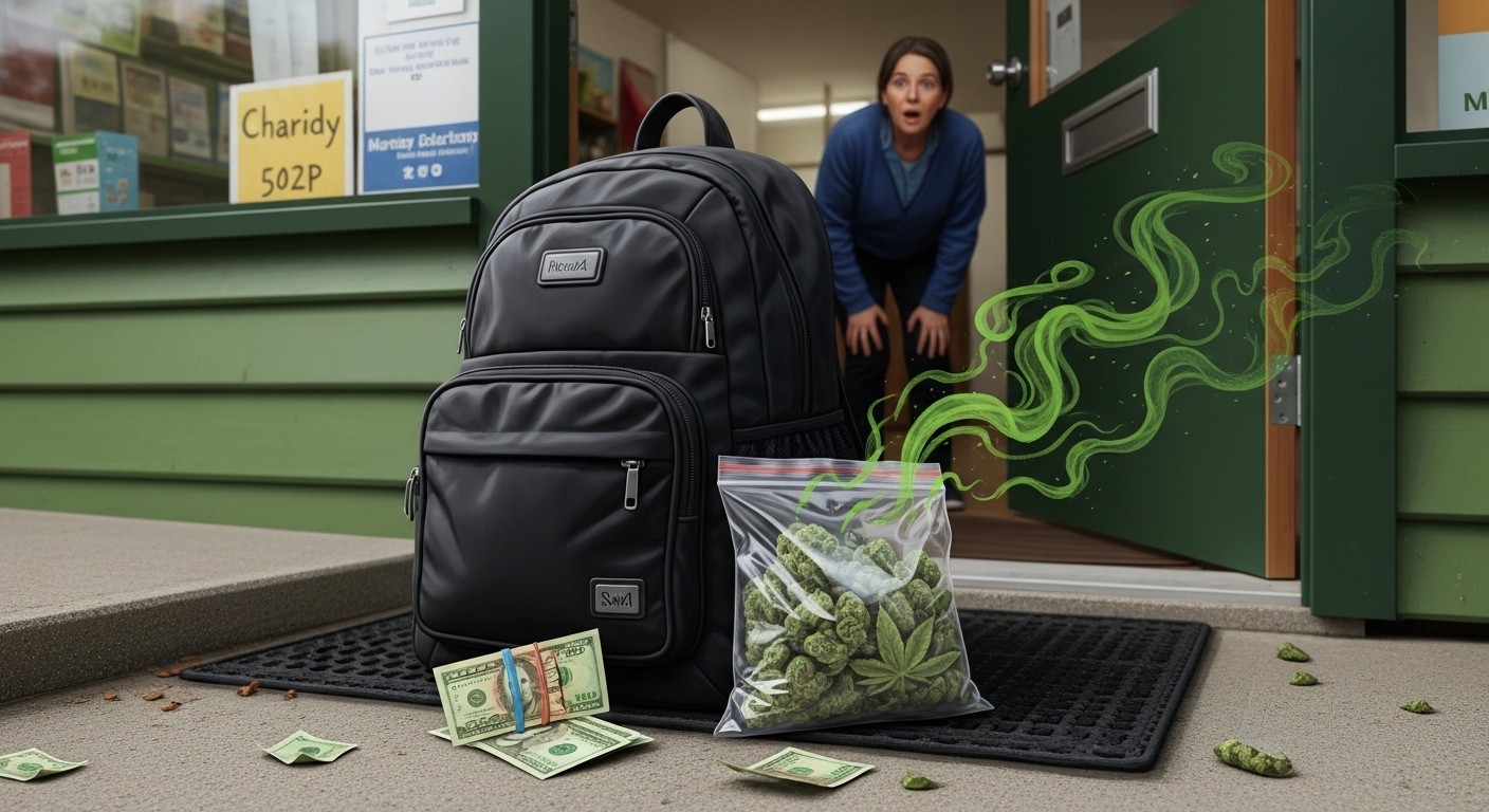 Deux adolescents de 16 ans ont laissé par erreur 43g de marijuana et 3700 NZD dans un sac à une association en Nouvelle-Zélande. Leur bourde a mené à une arrestation immédiate.