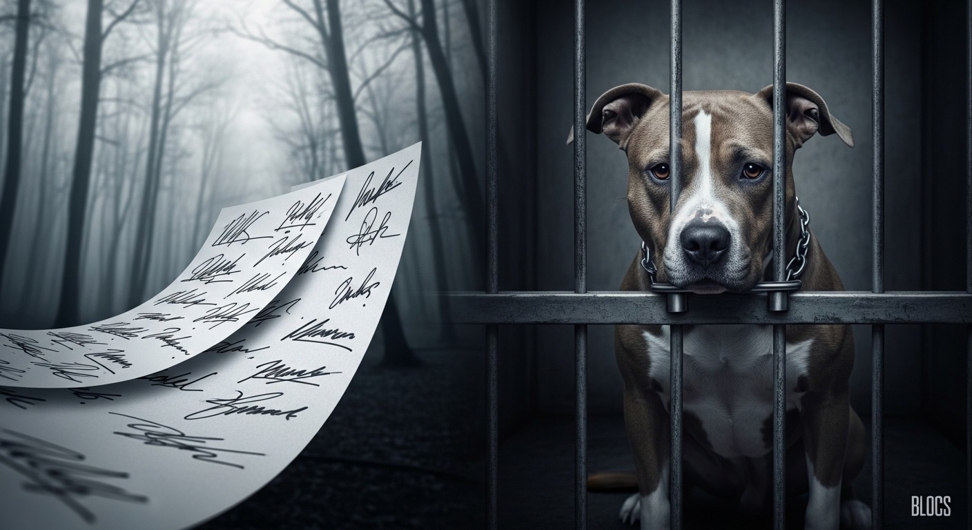 Plus de 14 000 signatures contre l'euthanasie de Curtis, le pitbull impliqué dans la mort d'Elisa Pilarski. Le verdict approche : justice ou compassion ? Découvrez les enjeux.