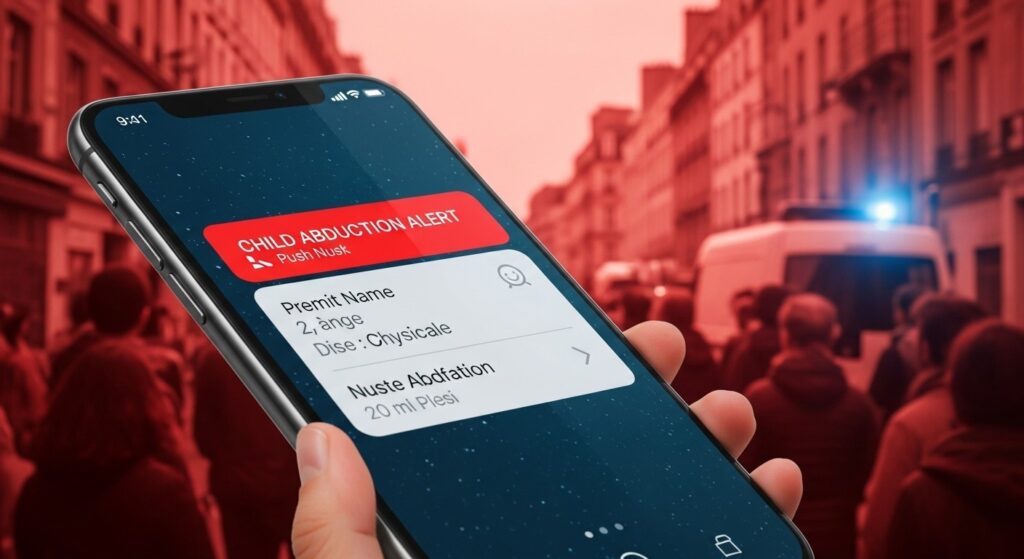 Alerte Enlèvement sur Téléphone : FR-Alert Intégré Bientôt