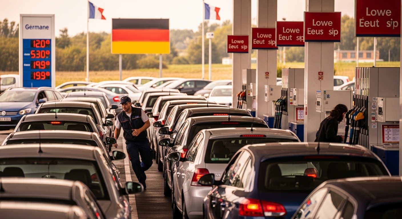 En Moselle, près de Forbach, les automobilistes allemands envahissent les stations essence françaises pour des prix bien plus bas. Économies, pénuries évitées de justesse : découvrez les raisons de ce rush frontalier inattendu.