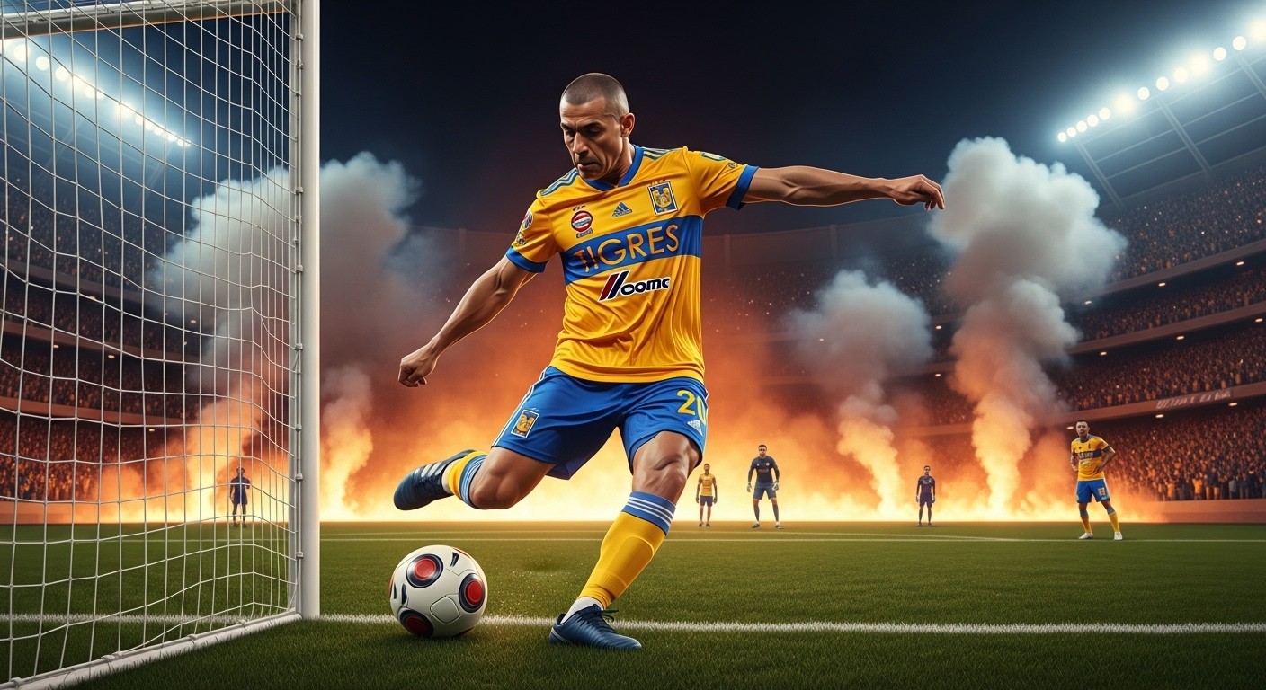 Découvrez comment André-Pierre Gignac, à 40 ans, a inscrit un but décisif à la 94e minute lors du Clasico Regio, offrant la victoire aux Tigres face à Monterrey. Un moment légendaire !