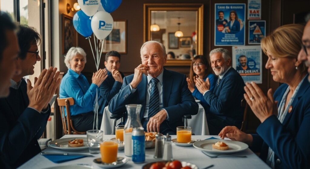 André Santini à 85 Ans : Brunch Surprise Depuis l&rsquo;Hôpital pour les Municipales 2026