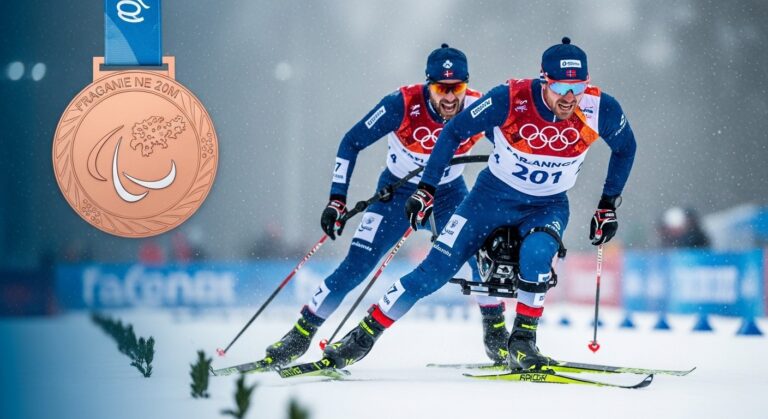 Anthony Chalençon Bronze 20 km Ski de Fond Paralympiques 2026