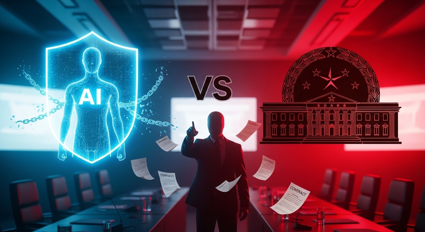 Découvrez le conflit explosif entre Anthropic et le Pentagone : refus d'usage sans restriction de l'IA Claude pour surveillance et armes autonomes. Trump ordonne l'arrêt immédiat. Analyse complète.