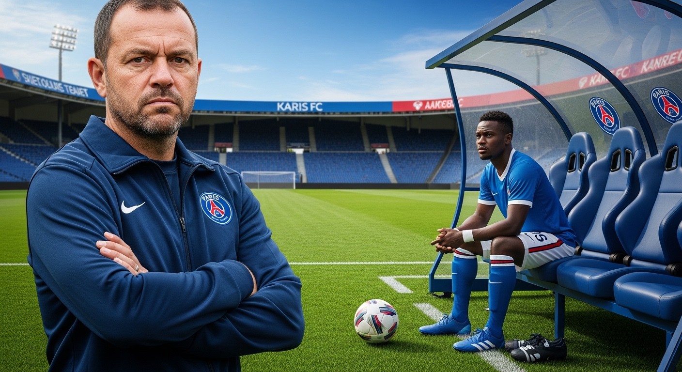 Découvrez pourquoi Antoine Kombouaré a écarté Maxime Lopez pour son premier match au Paris FC. Choix forts, exigences élevées et message clair du coach kanak.
