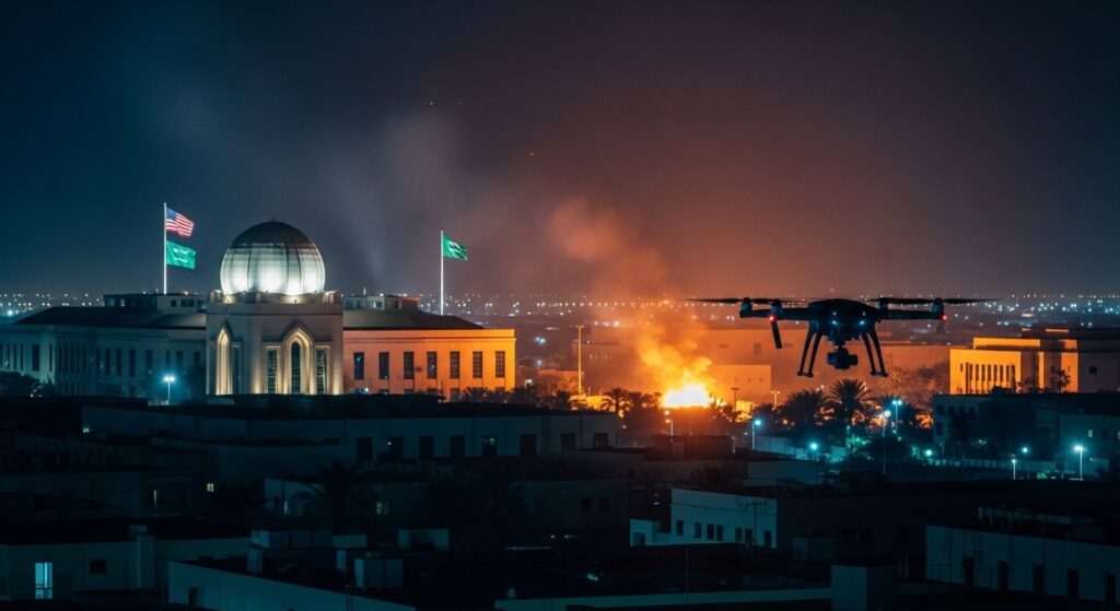 Attaque de Drones sur l&rsquo;Ambassade US à Riyad : Ce Que l&rsquo;on Sait