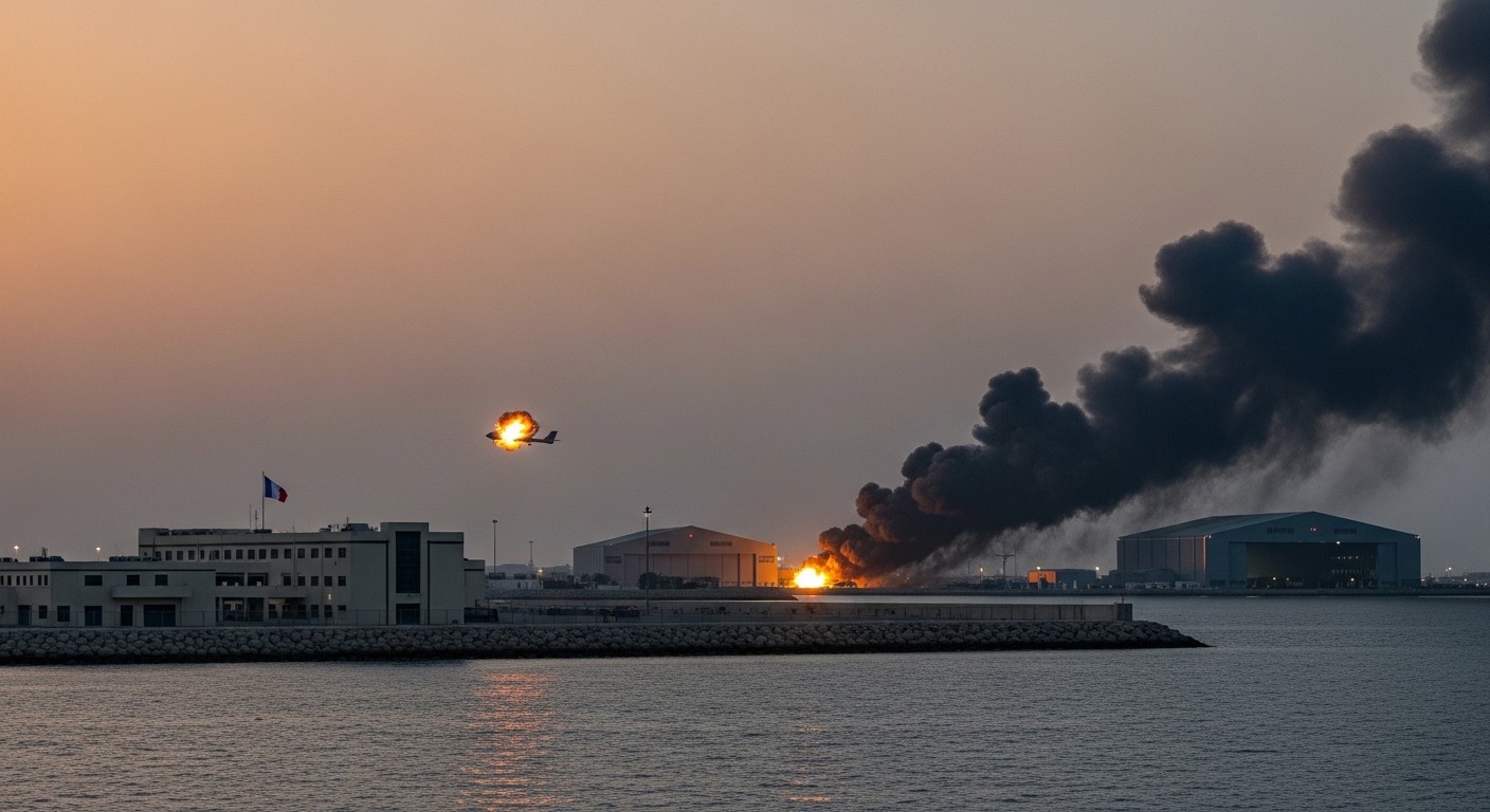 Découvrez les détails de l'attaque de drones iraniens sur la base navale française à Abou Dhabi : dégâts limités, zéro blessé, réactions de Paris et enjeux géopolitiques dans le Golfe.