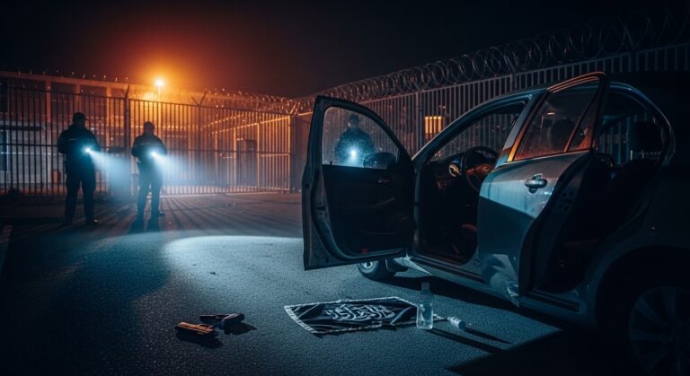 Attentat Déjoué près d&rsquo;une Prison du Pas-de-Calais : Drapeau Daech et Arme Saisis