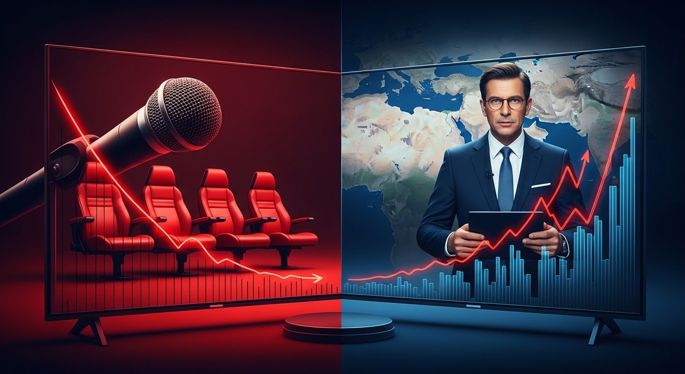 Découvrez pourquoi le retour de The Voice a perdu un million de téléspectateurs et comment les JT ont explosé grâce à l'actualité internationale. Analyse complète des audiences du samedi soir.