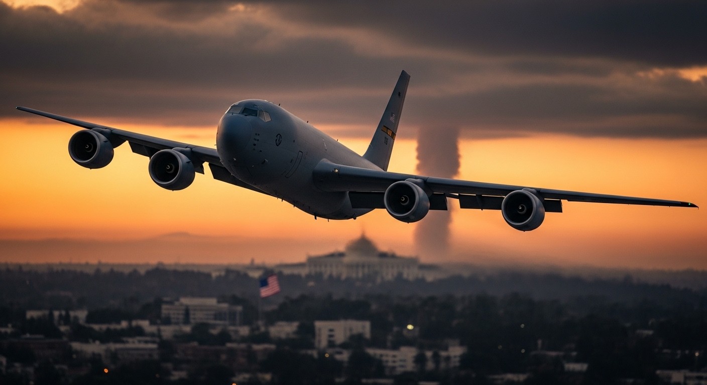 Découvrez pourquoi les vols d'entraînement de l'avion de l'apocalypse près de Fresno ravivent les peurs d'une attaque nucléaire visant Trump au cœur de la crise iranienne. Un signal d'alarme ?