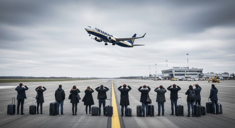 Avion Ryanair Décolle Sans 24 Passagers à Tours : Le Chaos des Contrôles