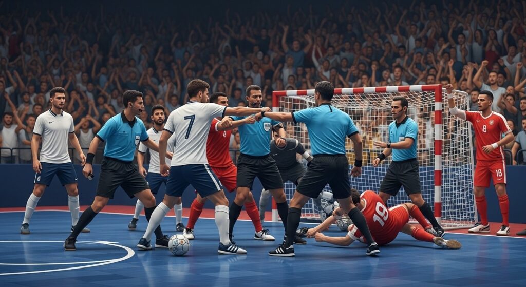 Bagarre Explosive Après un Match de Futsal en Espagne