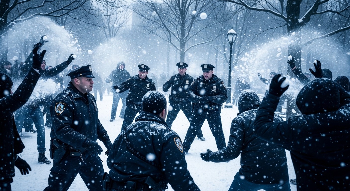 Une innocente bataille de boules de neige dégénère à New York, blessant des policiers et provoquant un vif conflit entre le maire et le NYPD. Décryptage d'un incident qui divise.