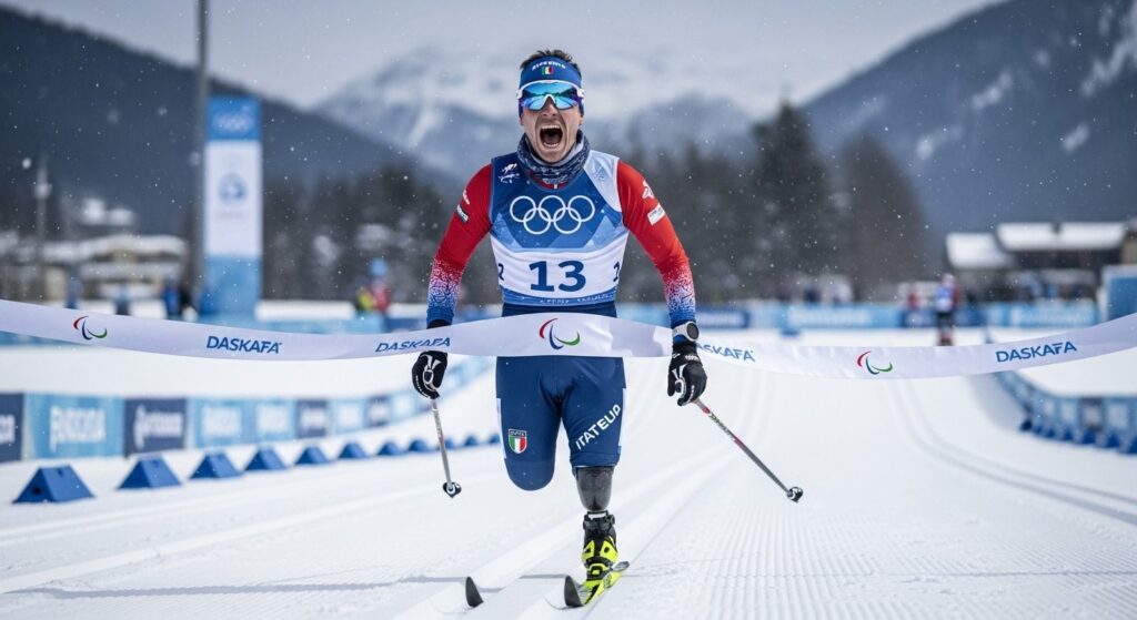 Benjamin Daviet Bronze Sprint Ski de Fond Paralympiques 2026