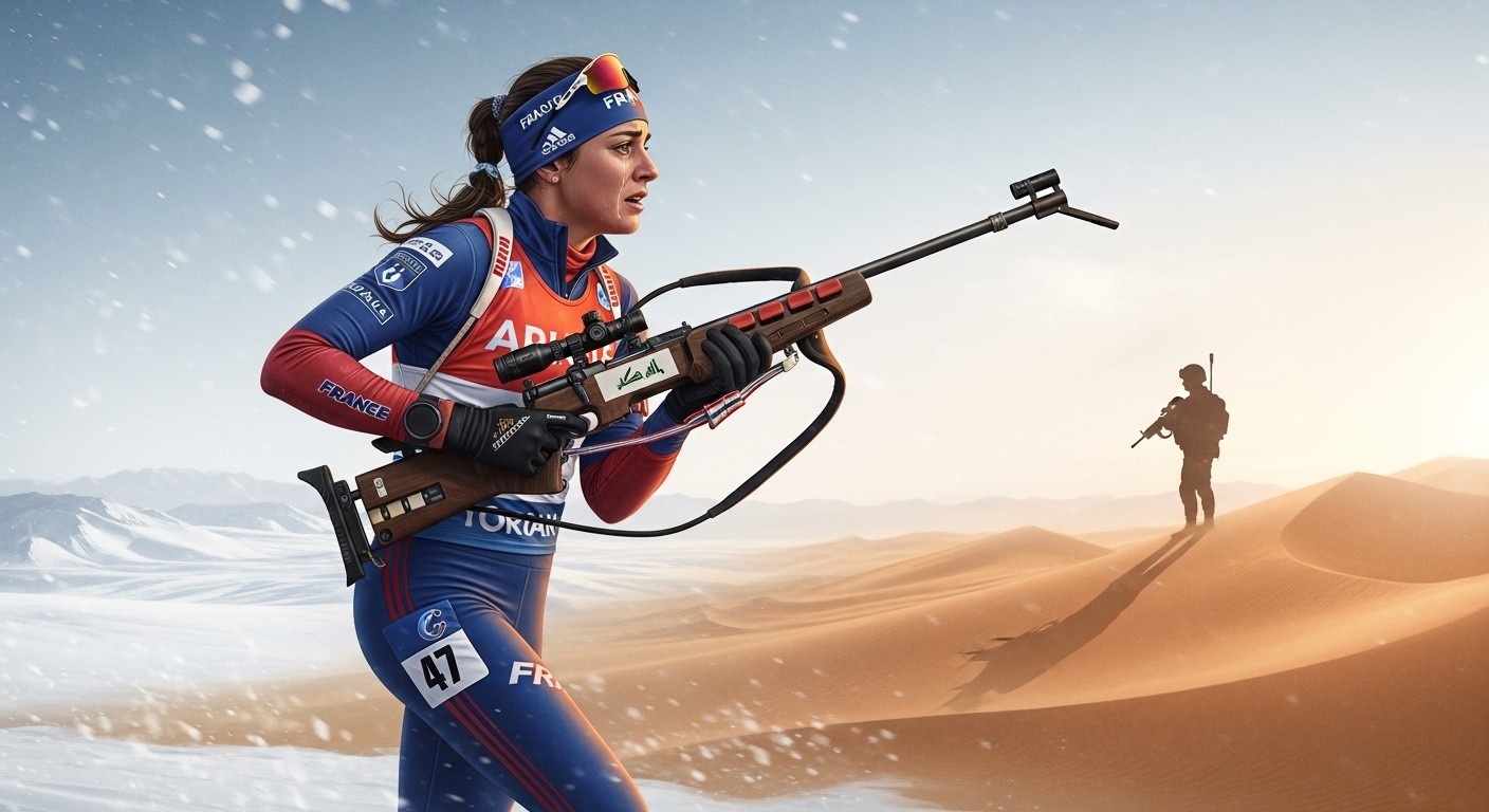 Découvrez l’émotion de Sophie Chauveau après le décès d’un soldat français en Irak. Un hommage poignant qui rappelle les liens forts entre biathlon et armée. Un moment qui touche profondément.