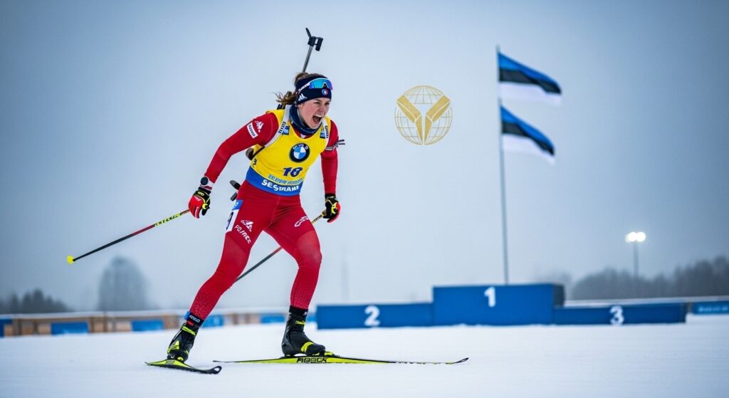 Biathlon : Lou Jeanmonnot Podium Otepää et Globe Cristal