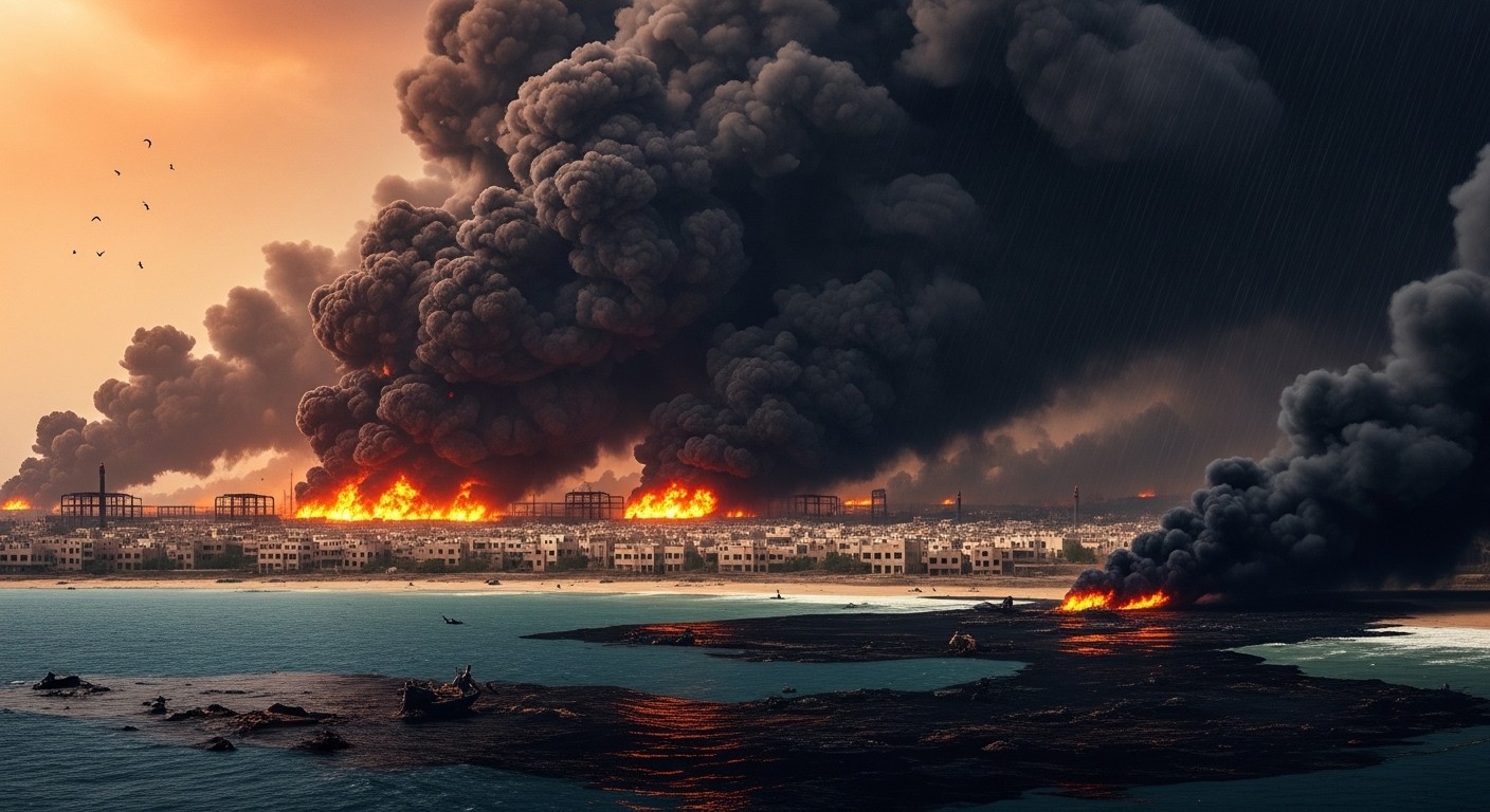 Découvrez le lourd impact environnemental de la guerre en Iran : marées noires, fumées toxiques et pollution durable dans le Golfe. Une catastrophe qui marque durablement la région.