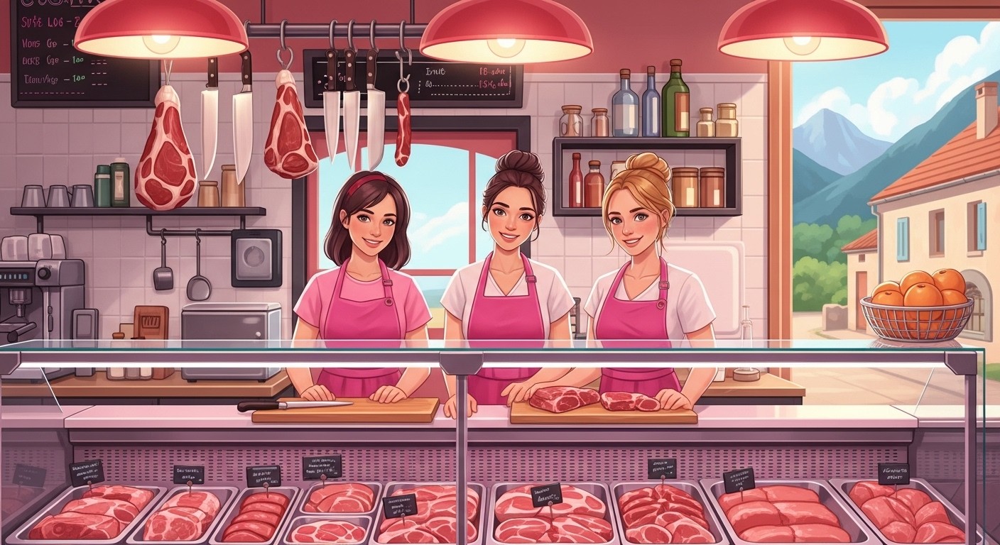 Découvrez comment trois femmes ont transformé une boucherie à Beauzac en succès retentissant. Un métier d'hommes devient girly et redonne vie au village ! Une histoire inspirante.