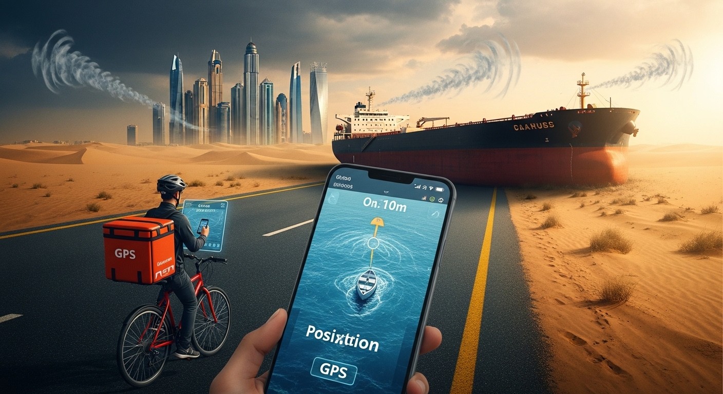 À Dubaï, le brouillage GPS contre les attaques iraniennes transforme livreurs en marins et pétroliers en randonneurs. Découvrez ce chaos quotidien et ses risques majeurs.