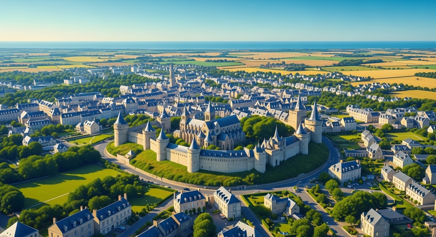 Caen 8e ville de France où il fait bon vivre en 2026, Épron champion des villages. Découvrez pourquoi l'agglomération Caen-la-Mer excelle en qualité de vie entre mer et campagne.