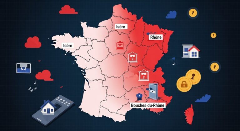 Cambriolages en France : Les Départements les Plus Exposés en 2024